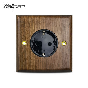 Toggle Wall Switch 1-4 Gang Solid Wood Frame EU French Wall Socket Flush / Surface Mounting Z6 Wallpad