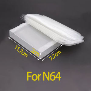 6PCS Clear Transparent Game Cartridge Box Case CIB Games Plastic PET Protector for N64 NES SNES for GB GBA GBC NGPC Switch