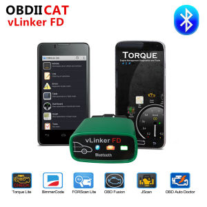 Máy Quét Chẩn Đoán Ô Tô VLinker FD ELM327 Bluetooth 4.0 OBD2 Dành Cho Ford FORScan IOS J2534 Auto Tool Universal Fit