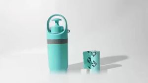 Portable Dog Pooper Scooper with Garbage Bag Outdoor Pet Poop Grabber Claw Fecal Shovel Picker Dog Fecal Collector Cleaning Tool