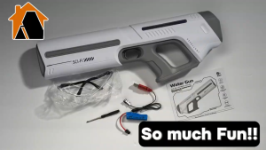 MajuSuksess168 Mainan Anak Watergun Elektrik Soaker 8808 Otomatis Isi Air Led Light Super