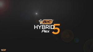 BIC Hybrid Flex 5 1 Razor Handle + 4 Refills (Five Nanotech Blades Aloe Vera Strip)