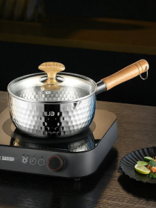 HUAJIDA | Non-stick Stainless Steel Baby Food Milk Pot Small