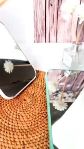 Cermin Kaca Lipat Persegi Mini Portable Mirror Make Up Aesthetic | Source Project