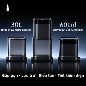 EDSYN | Máy Hút Ẩm Tầng Hầm Ít Ồn 120L