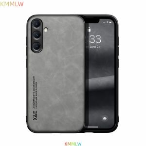 Ốp Lưng Da Cao Cấp Chống Sốc Cho Samsung Galaxy A Series - A05S A15 A16 A24 A34 A56 A36 A26 A57 A56 A37 A36 A26 A25 A17 A07 - Vỏ Điện Thoại Từ Tính Chống Vân Tay