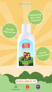 Natural Body Lotion Baby & Kids - Sun Block Bayi Anak Maskit 100ml