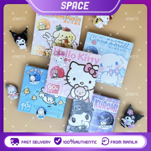 63Pcs/Box Mixed Sanrio Stickers Cute Anime Stickers PVC Waterproof for Kids Teens Adults Vinyl Kawaii Stickers for Water Bottle Laptop Luggage
