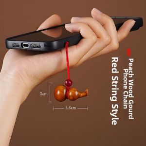 PINZHIJUSHI | Wealthy Charm Wooden Gourd Pendant