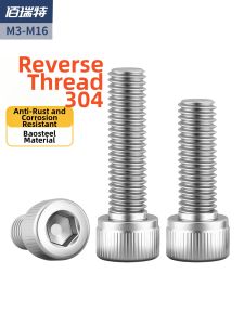 BAIRUITE | 304 Stainless Steel Reverse Thread Internal Hex Screw