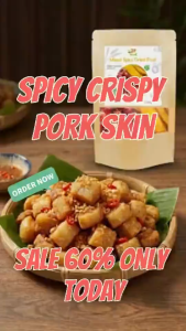 [READY] Spicy Crispy Pork Skin – Ultra Crunchy High Protein Sweet Salty & Spicy Addictive Snack