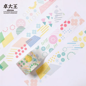 Original Element Paper Tape Sweet Geometry Design Japanese Washi Tape for Journaling And Business Use by Molinta