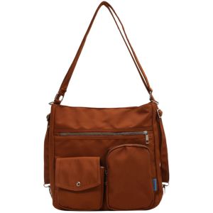 Large Capacity Nylon Womens Tote Bag 2026 New Style Autumn Winter Versatile Single Shoulder Crossbody Bag Multi-Function Commuter Bag