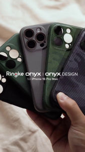 Ringke Onyx Tương Thích Với iPhone 16 Pro Max Trường Hợp Bìa Rugged Linh Hoạt Bền Chống Trượt bảo vệ TPU Chống Sốc iPhone 16 Pro Max Cover Quay Lại