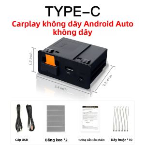 Bộ Chuyển Đổi USB Không Dây CarPlay Android Auto Nâng Cấp Mới Cho Mazda 3 6 2 CX3 CX5 CX8 CX9 MX5 Miata P2 P3 TK78669U0C