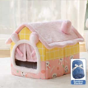 hipidog | Removable Washable Enclosed All Seasons Warm Dog House for Small Dogs