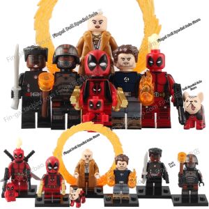 Superhero Deadpool Wolverine Pyro TVA Agent Blade LEGO Minifigures Toy
