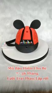 Mũ Bảo Hiểm Lưỡi Trai Tập Đi Cho Bé Từ 06 Đến 36 Tháng Tuổi