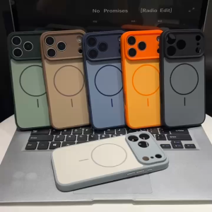 For Vivo Y11D Y31D Y05 Y21D Y04 Y29 Y20 Y15A Y01 Y15S Y91 Y91C Y11 Y15 Y17 Silicone + PC Magnetic Shockproof Case Two-Tone Case