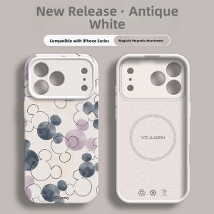 KEYOUQU | Magnetic iPhone 17 Pro Case Liquid Silicone Soft Full Protection