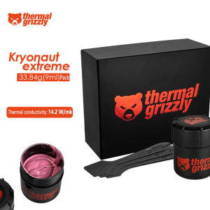 Thermal Grizzly | Thermal Grizzly Kryonaut Extreme Thermal Grease 14.2W/MK For CPU/GPU Large Capacity Compound Cooling Thermal Paste KE 2g/33.84g