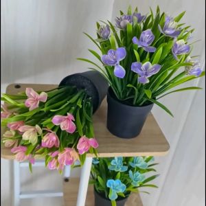 Sampai7an PBP181: Dekorasi Meja Ruangan dengan Tanaman Hias Plastik