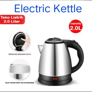 Teko listrik kapasitas 2 liter // Elektrik Kettle 2liter