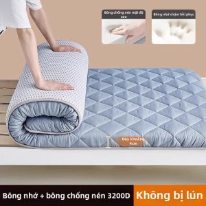 KAMONI | Nệm Tatami Cao Su Đặc biệt cho Sinh Viên Ký Túc Xá 90x190cm