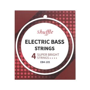 IRIN | Shuffle 4 String Electric Bass Strings Nickel Steel Hexagonal Carbon Alloy Core Anti-Corrosion Bass Strings for Replacement Part