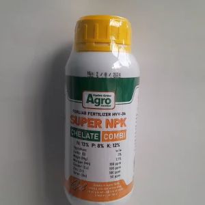 Phân bón lá npk trung vi lượng Super NPK Combi (HVV-06) Chai 500ml - AGROBEST