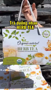 Trà Hoa Cúc Dưỡng Nhan 7 Vị Thảo Mộc – Thanh Nhiệt Đẹp Da Detox Cơ Thể Hộp 25 gói sang trọng