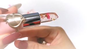 Lipstik Jeli Bunga Kristal Berubah Warna Pelembap Bibir Riasan Melembabkan Tahan Lama 6 Varian Warna