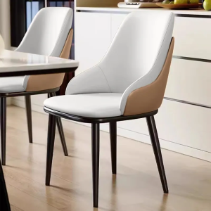 Luxurious Dining Chair with Backrest for Home And Restaurant Use Nordic Style Casual Design Adult Seat No Assembly Required