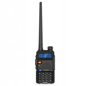 WLN KD-UV1 Dual Band 400-520MHz / 136-174MHz 5W Two-Way Walkie Talkie Radio (Black)