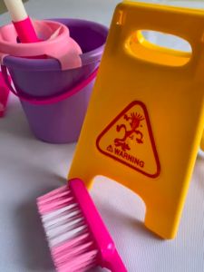 Mainan Anak Cleaning Set Mainan Little Helper Sapu Pel Ember Komplit SNI Mainan Edukasi