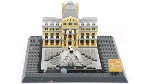 Bộ đồ chơi lắp ráp WANGE mô hình kiến trúc kỳ quan thế giới Bảo Tàng Louvre Pháp