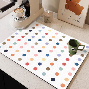 xy | Dopamine Color Dots High-end Waterproof Oil-proof Leather Placemat