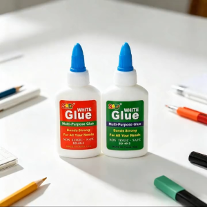 2 in 1 White Glue Multi‑Purpose Non‑Toxic Safe White Glue for School Arts Crafts DIY Projects
