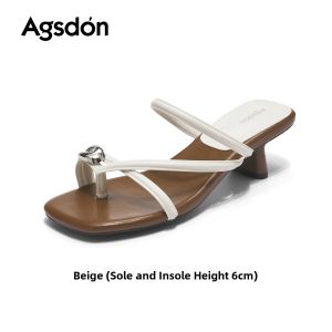 Agsdon | Open Toe High Heel Comfortable Sandals