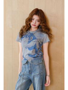 MIUCO | Áo Thun Slim-fit In Độc Đáo Phong Cách Hàn Quốc