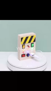 [PREMIUM] Busy Board Mainan Montessori Edukasi Anak Elektrik LED Premium