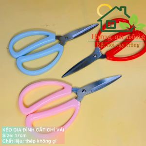 KC07E - Kéo gia đình bằng thép không gỉ dùng trong gia đình văn phòng học sinh làm vườn tiện dụng ( xem mô tả)