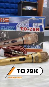 Micro karaoke có dây chính hãng SUNRISE TO 79K hát nhẹ hút giọng mic kèm dây zin dài 5m chống gãy bền bỉ