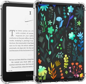 MoKo Case for All-new 7" Kindle Paperwhite (12th Generation-2024) and Kindle Colorsoft Signature Edition 2024 Ultra Thin Clear Flexible Transparent TPU Skin Bumper Back Cover Tablet Protective Case