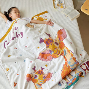10-layer Cotton Childrens Gauze Bed Blanket Thickened Soft Towel Sofa Blankets Skin-friendly and Breathable Bedspread