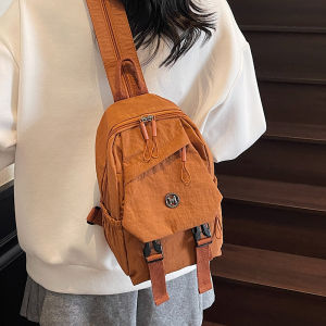 Trendy Portable Crossbody Bag Multi-Functional Chest Bag Double Shoulder Bag Versatile Single Shoulder Bag Home Cleaning 2025