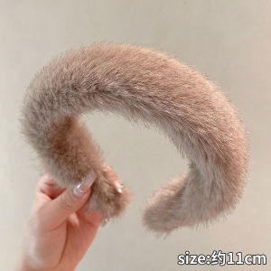Mùa Thu Đông Nhung Giả Cao Cấp Không Bó Sát Đầu Nữ Phong Cách Mới Cao Su Mềm Mại Thời Trang Phụ Kiện Tóc Kẹp Tóc Trang Trí