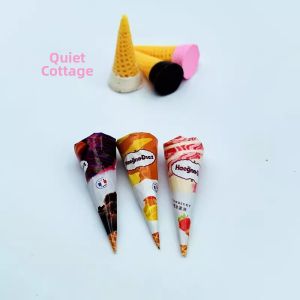DIY Mini Toy Ice Cream Fridge Accessories