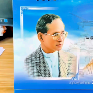 ปฏิทินตั้งโต๊ะ 2569 Calendar 2026 ปฏิทินไทย-จีน ขนาด7x8 มีวันพระวันหยุดไทย นับวันแบบจีน บอกขึ้นแรม Arnony