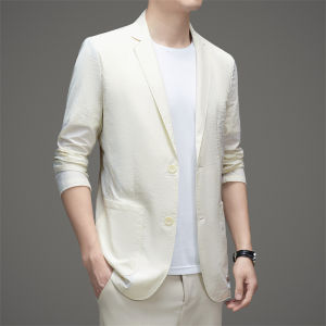 Summer Lightweight Business Suit Quick Drying Thin Elegant Sun Protection